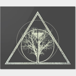 Tree of life / knowledge | Bodhi tree | Geometric design Posters and Art